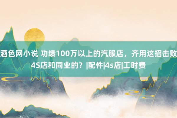 酒色网小说 功绩100万以上的汽服店，齐用这招击败4S店和同业的？|配件|4s店|工时费