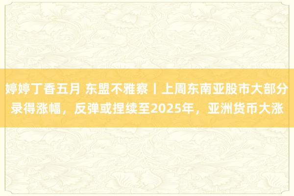 婷婷丁香五月 东盟不雅察丨上周东南亚股市大部分录得涨幅，反弹或捏续至2025年，亚洲货币大涨